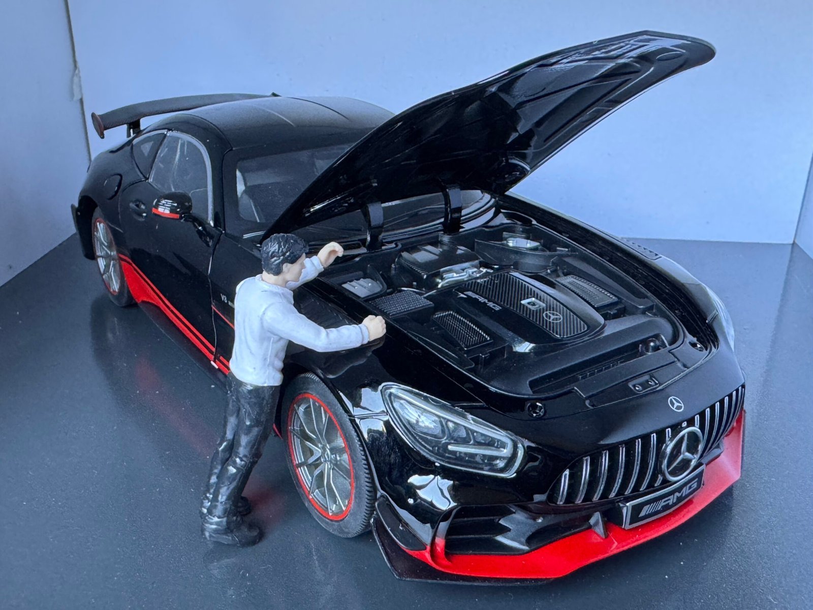 Mercedes Benz AMG GTR 1:18 Scale Diecast Collectible Model - Image 7