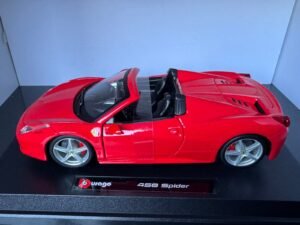 Alternative view of Ferrari 458 Spider 1:24 Scale