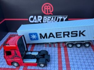 Alternative view of Mercedes Benz Actros Truck 1:24 Scale with Container Diecast Collectible Model